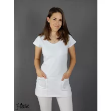 Viktória tunika - fehér - XXL