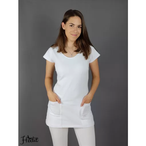 Viktória tunika - fehér - 3XL