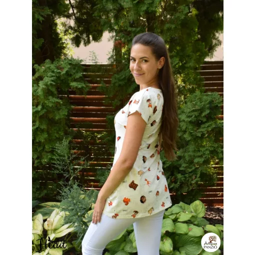 Viktória tunika - erdei állatos