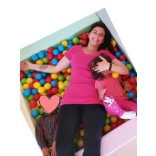 Viktória tunika - magenta - L