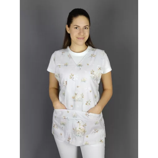 Hattyús lapköpeny (teljes mintás) - XL