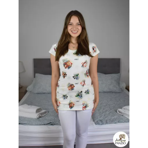 Viktória tunika - karácsonyi mintás - 3XL