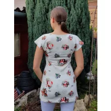 Viktória tunika - karácsonyi mintás - S