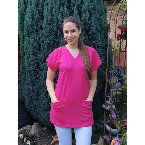 Andi tunika - magenta - XL
