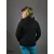 Fekete kapucnis pulóver - unisex